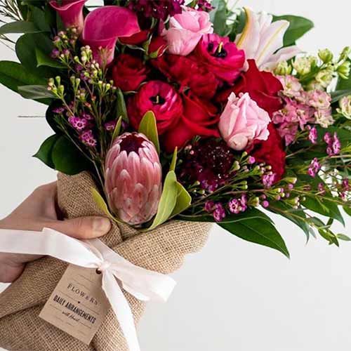 Send them a custom valentine's bouquet