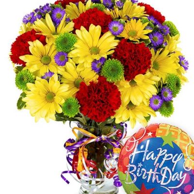 <hr />

Don't miss the chance to send some birthday wishes with this beautiful arrangement!