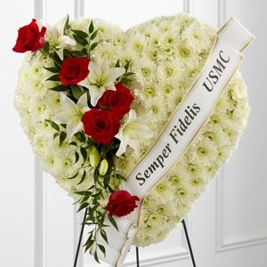 The FTD® Heartfelt Hero™ Standing Heart